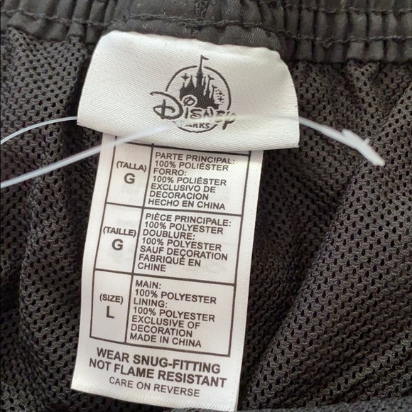 Disney Menโs Black Swim Trunks - Picture 2 of 3